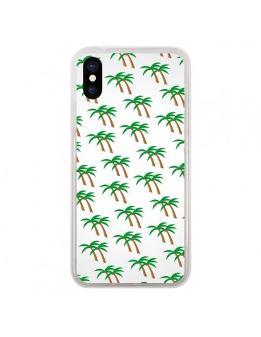 Coque Palmiers Palmtree Palmeritas pour iPhone X - Eleaxart