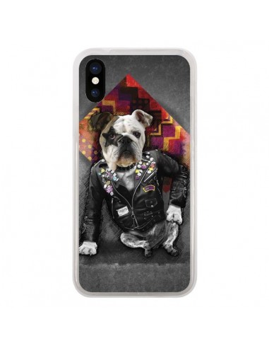 Coque iPhone X et XS Chien Bad Dog - Maximilian San