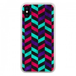 Coque iPhone X et XS Azteque Geometric Mundo - Maximilian...