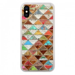 Coque iPhone X et XS Love Pattern Triangle - Maximilian San