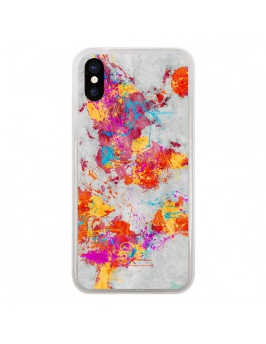 coque iphone xs carte du monde