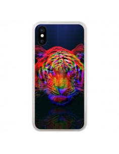Coque iPhone X et XS Tigre Beautiful Aberration -...