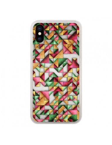 Coque iPhone X et XS Azteque Triangle Geometric World - Maximilian San