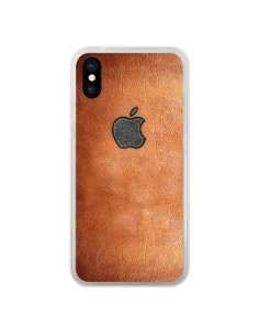 Coque iPhone X et XS Style Cuir - Maximilian San