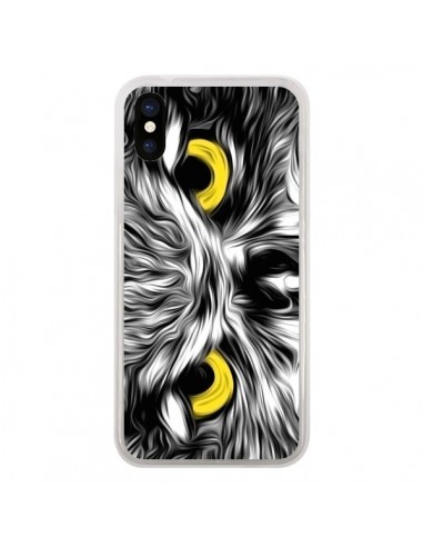 Coque iPhone X et XS The Sudden Awakening of Nature Chouette - Maximilian San