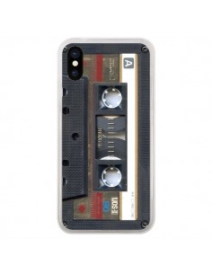 Coque iPhone X et XS Cassette Gold K7 - Maximilian San