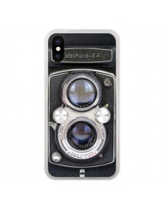 Coque iPhone X et XS Vintage Camera Yashica 44 Appareil...