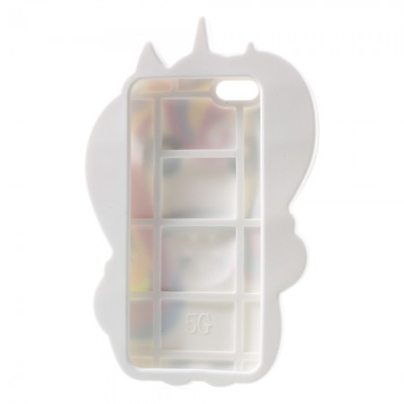 Coque Licorne en relief 3D arc en ciel pour iPhone 5, 5S et SE Coque Licorne en relief 3D arc en ciel pour iPhone 5, 5S et SE