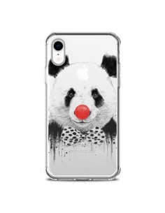 Coque iPhone XR Clown Panda Transparente souple - Balazs...