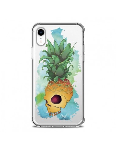 coque iphone xr ananas noir