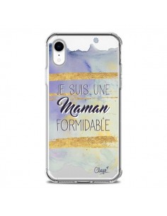 Coque iPhone XR Je suis une Maman Formidable Violet...
