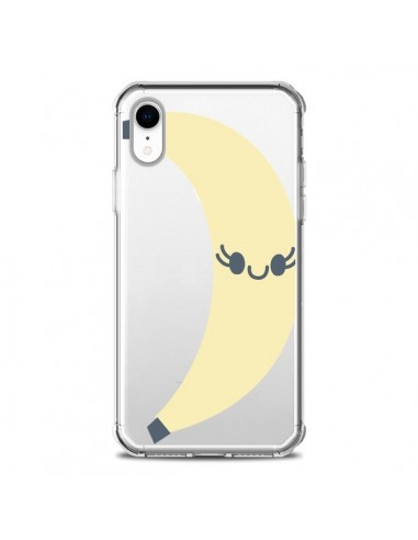 Coque iPhone XR Banana Banane Fruit Transparente souple - Claudia Ramos