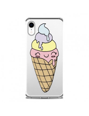 Coque iPhone XR Ice Cream Glace Summer Ete Parfum Transparente souple - Claudia Ramos