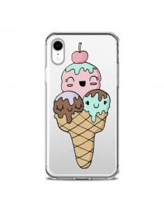 Coque iPhone XR Ice Cream Glace Summer Ete Cerise...