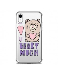 Coque iPhone XR I Love You Beary Much Nounours...