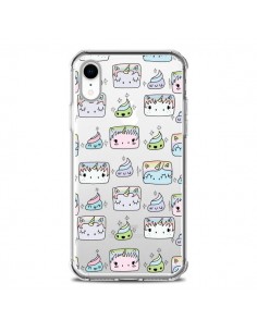 Coque iPhone XR Licorne Unicorn Cute Swag Transparente...