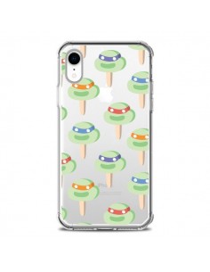Coque iPhone XR Tortues Ninja Tortle Transparente souple...