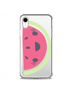 Coque iPhone XR Pasteque Watermelon Fruit Transparente...