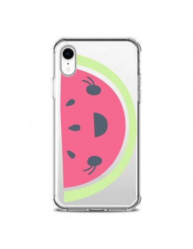 Coque iPhone XR Pasteque Watermelon Fruit Transparente souple - Claudia Ramos