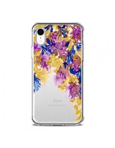 Coque iPhone XR Cascade Florale Transparente souple - Ebi Emporium