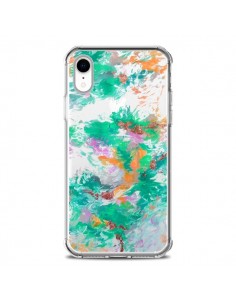Coque iPhone XR Mermaid Sirene Fleur Flower Transparente...