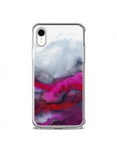 Coque iPhone XR Winter Waves Vagues Hiver Transparente...
