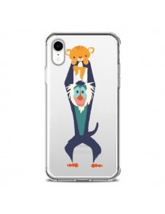 Coque iPhone XR Futur Roi Lion King Rafiki Transparente...