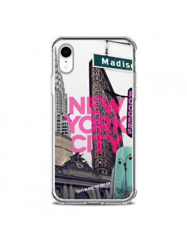 Coque iPhone XR New Yorck City NYC Transparente souple - Javier Martinez