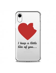 Coque iPhone XR I keep a little bite of you Love Heart...