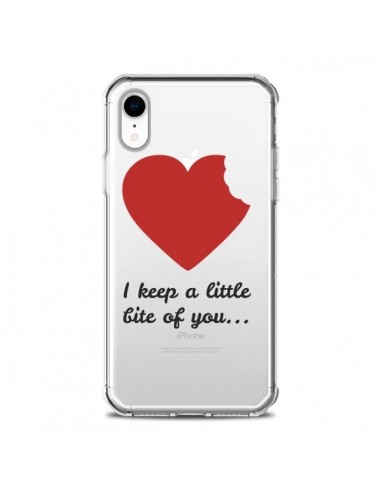 Coque iPhone XR I keep a little bite of you Love Heart Amour Transparente souple - Julien Martinez