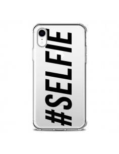 Coque iPhone XR Hashtag Selfie Transparente souple -...