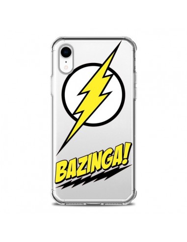 Coque iPhone XR Bazinga Sheldon The Big Bang Thoery Transparente souple - Jonathan Perez