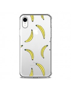 Coque iPhone XR Bananes Bananas Fruit Transparente souple...