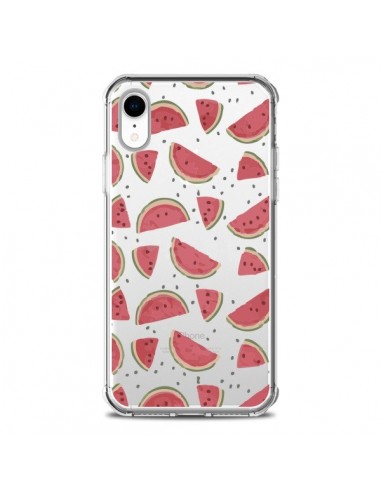 Coque iPhone XR Pasteques Watermelon Fruit Transparente souple - Dricia Do