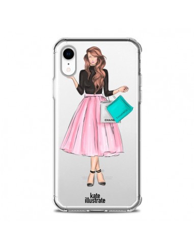Coque iPhone XR Shopping Time Transparente souple - kateillustrate