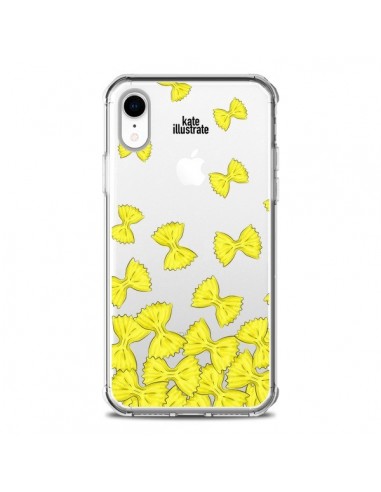 Coque iPhone XR Italian Pasta Pates Italiennes Transparente souple - kateillustrate