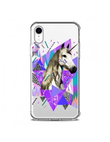 Coque iPhone XR Licorne Unicorn Azteque Transparente souple - Kris Tate