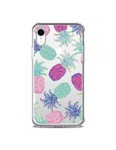 Coque iPhone XR Ananas Pineapple Fruit Ete Summer Transparente souple - Lisa Argyropoulos
