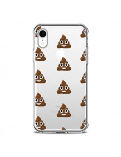 Coque iPhone XR Shit Poop Emoticone Emoji Transparente...