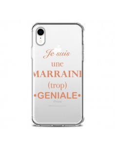 Coque iPhone XR Je suis une marraine trop géniale...