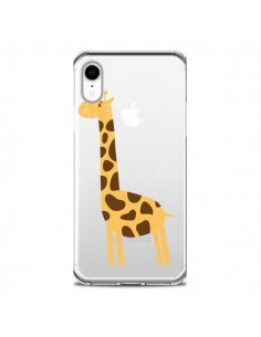 Coque iPhone XR Girafe Giraffe Animal Savane Transparente...