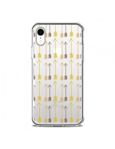 Coque iPhone XR Fleche Arrow Transparente souple - Petit Griffin