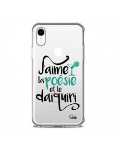 Coque iPhone XR J'aime la poésie et le daiquiri...