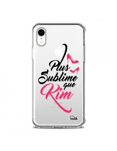 Coque iPhone XR Plus sublime que Kim Transparente souple - Lolo Santo