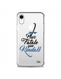 Coque iPhone XR Plus Fatale que Kendall Transparente...