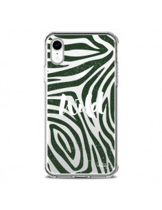 Coque iPhone XR Wild Zebre Jungle Transparente souple -...
