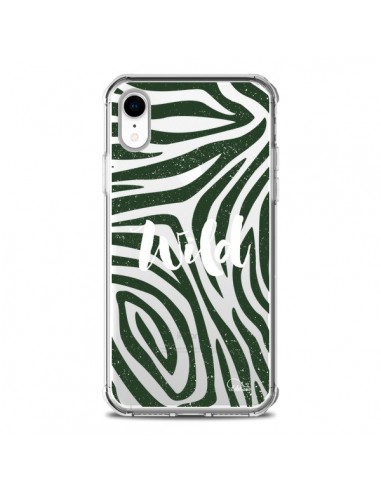 Coque iPhone XR Wild Zebre Jungle Transparente souple - Lolo Santo
