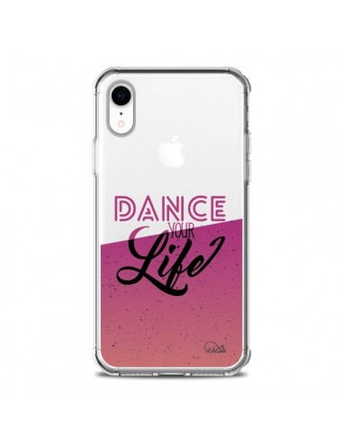 Coque iPhone XR Dance Your Life Transparente souple - Lolo Santo