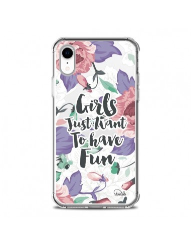 Coque iPhone XR Girls Fun Transparente souple - Lolo Santo