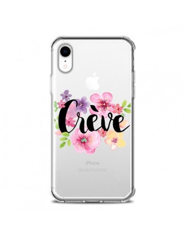 Coque iPhone XR Crève Fleurs Transparente souple - Maryline Cazenave